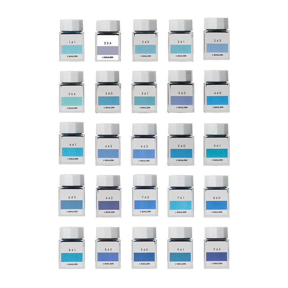 Sailor Ink Studio 20ml Bottle - Premium Fountain Pen Ink in Vibrant Blue for Calligraphy, Journaling & Artistic Writing