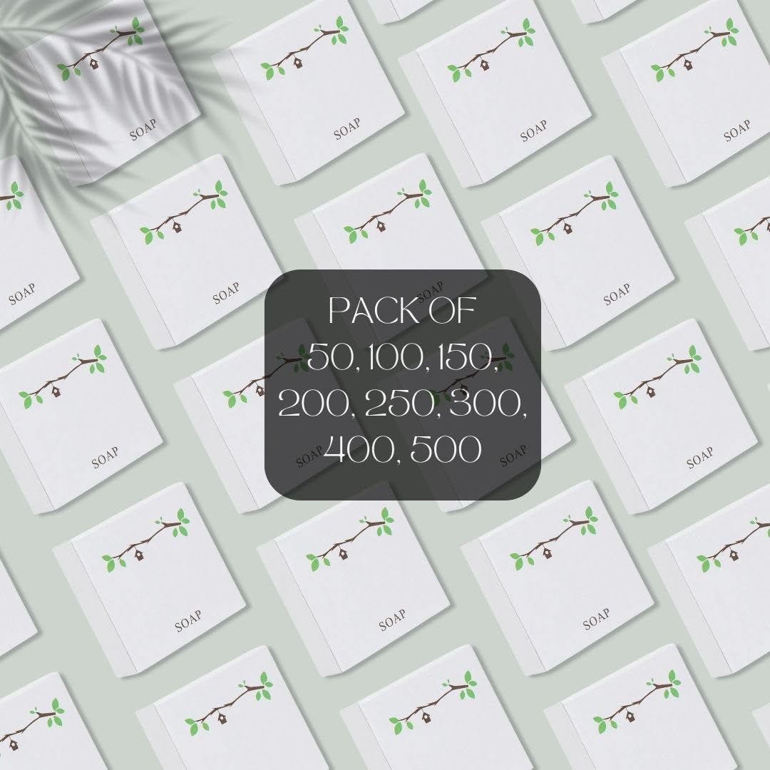 Hotel Toiletries Bulk Pack - 50 pcs of 15g Luxury Hotel Soap Bars for Travel, Guest Bathrooms & Hospitality Use