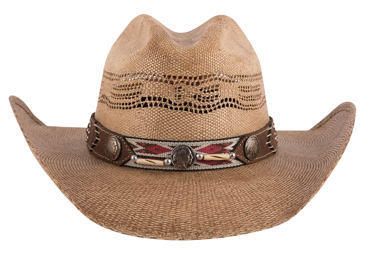 Bullhide Trailblazer Straw Hat for Men & Women - Western Cowboy Sun Hat for Outdoor, Hiking, Beach & Summer Adventures