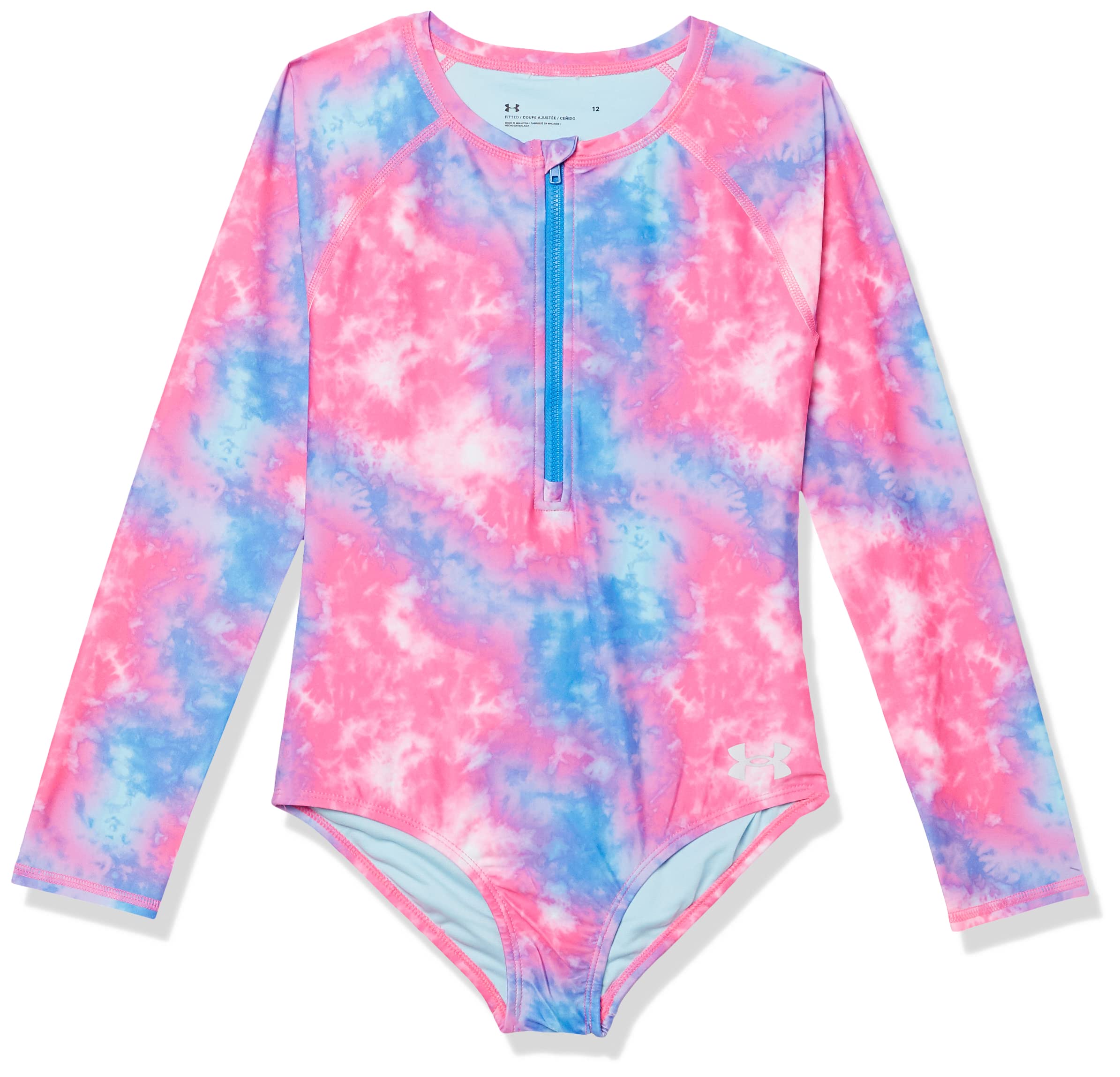 Under Armour Girls' One Piece Paddlesuit - Youth Swimwear for Girls, UV Protection & Quick-Dry Fabric - Perfect for Swimming Lessons, Beach & Pool Activities