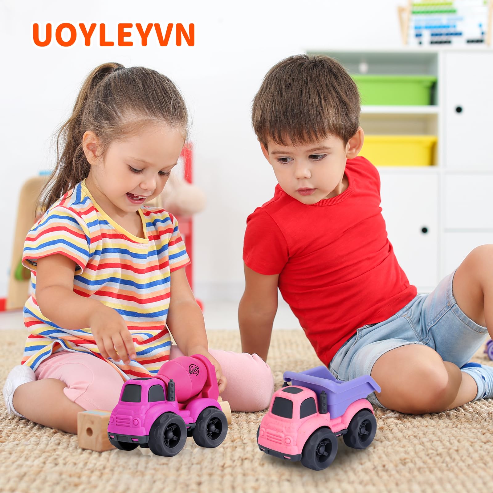 BPA Free Dump Truck Toys for 1-3 Year Olds - Outdoor Play & Birthday Gifts