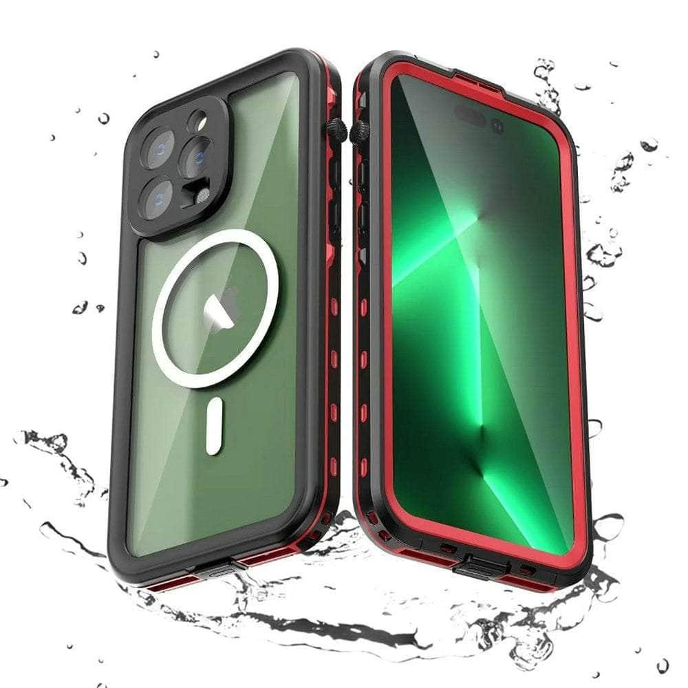 IP68 Waterproof iPhone 14 Pro Case with MagSafe - Shockproof Diving Protection for Swimming, Snorkeling & Outdoor Adventures