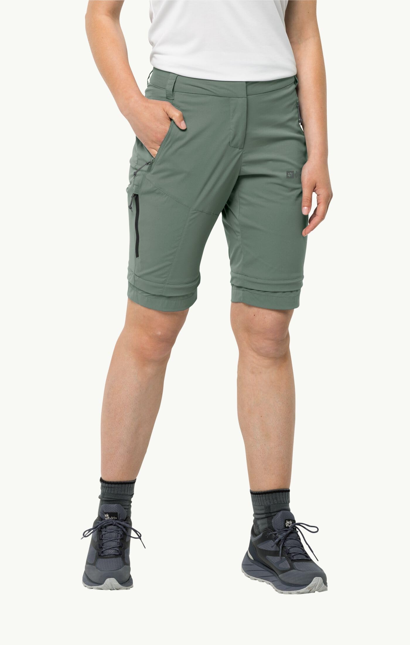Jack Wolfskin Women's Glass Valve Casual Pants - Lightweight Hiking & Travel Pants for Outdoor Adventures, Walking & Everyday Wear