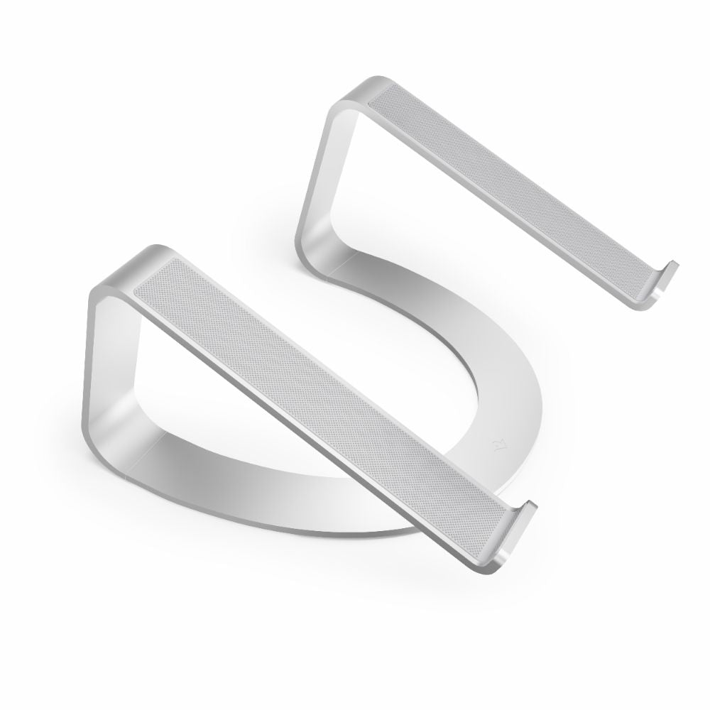 Twelve South Curve SE Stand for MacBooks & Laptops - Silver | Ergonomic Laptop Riser for Home Office & Workspace | Compatible with MacBook Pro, Air & Windows Laptops