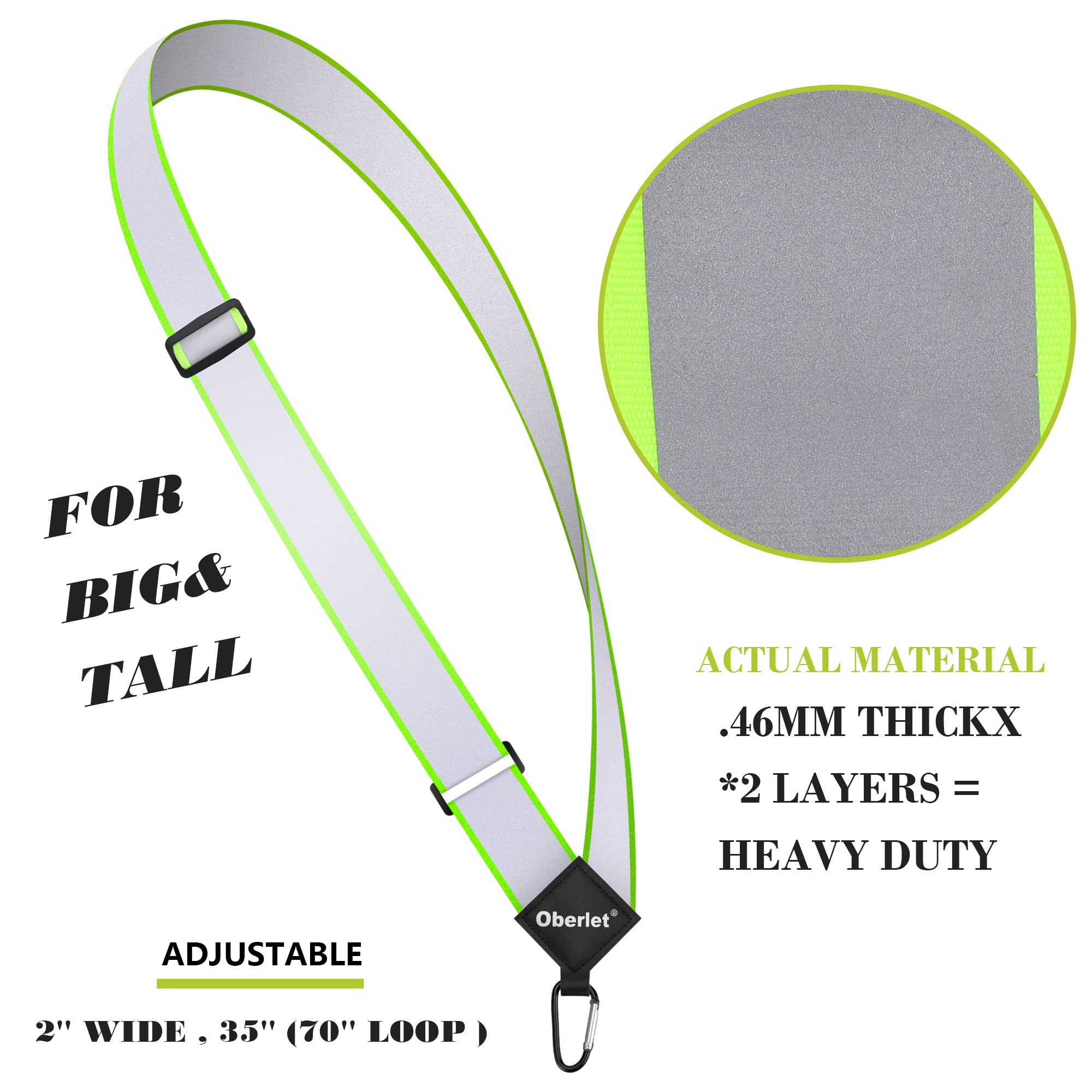 High Visibility Reflective Running Belt - Reflective Safety Sash for Night Jogging, Walking & Cycling - Adjustable Reflective Gear for Runners, Pedestrians & Outdoor Activities in Low Light Conditions