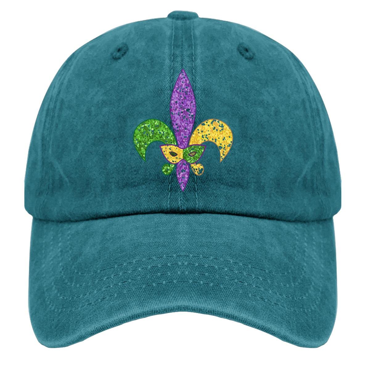 Trendy Adjustable Mardi Gras Carnival Dad Hat for Men & Women - Perfect for Festivals, Parties & Casual Outfits