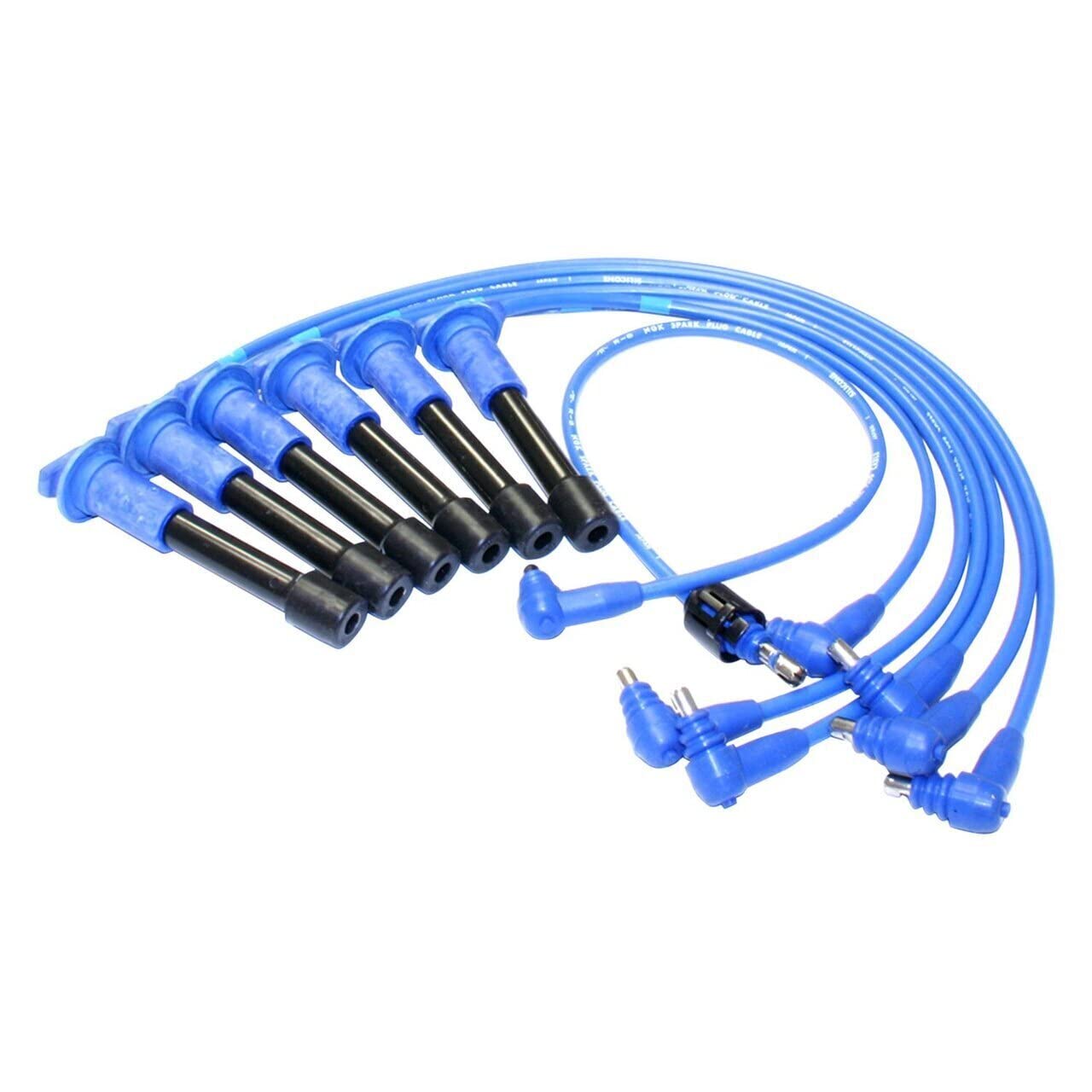 NGK 9164 Premium Spark Plug Wire Set for Ford, Chevy, Dodge - High Performance Ignition Wires for Smooth Engine Operation & Better Fuel Efficiency - Perfect for Daily Commuting, Off-Roading & Performance Upgrades