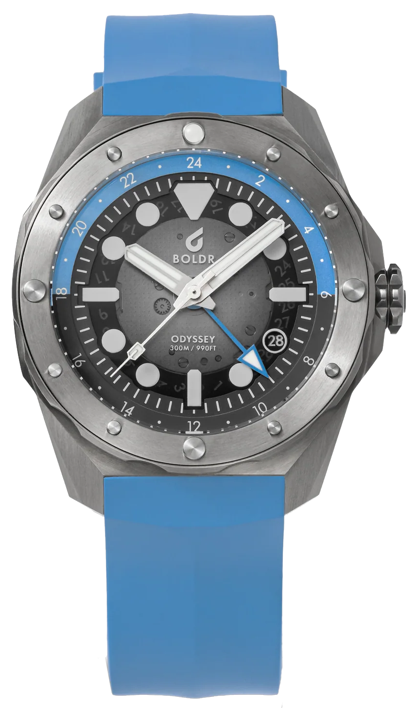 BOLDR Odyssey Horizon Automatic Dive Watch - Waterproof Luxury Men's Watch for Diving, Swimming & Outdoor Adventures