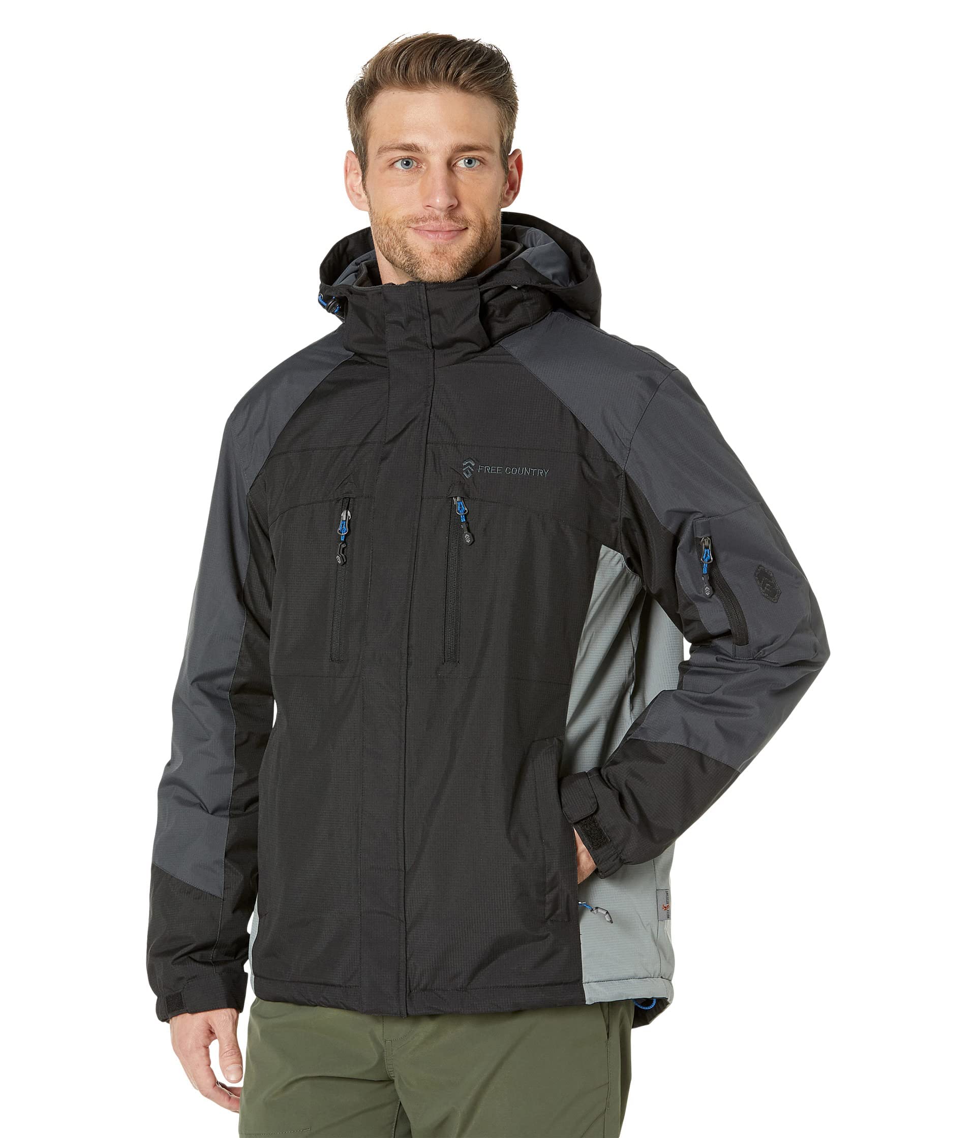 Free Country Multi Rip Stop Jacket - Lightweight Water-Resistant Outdoor Windbreaker for Hiking, Camping & Travel | Men's & Women's Adventure Jacket