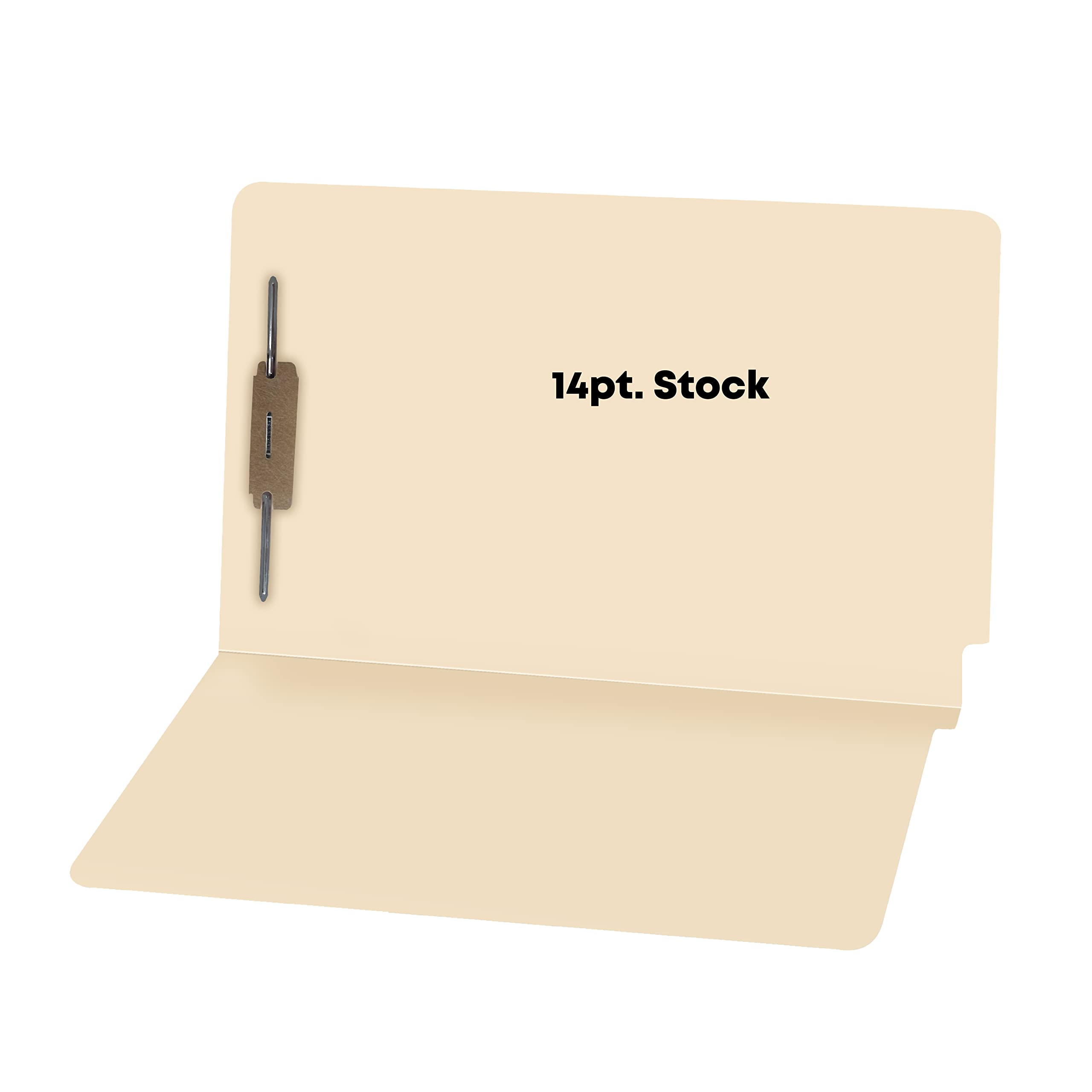 50-Pack Manila File Folders - Legal Size with 2