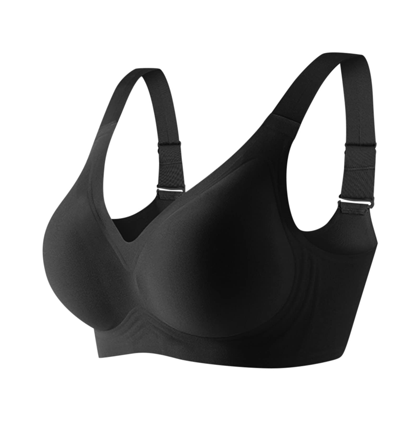 Plus Size Women's Lingerie Set - Adjustable Back Sports Bra & Underwear for Wide Shoulders | Comfortable Workout & Everyday Wear