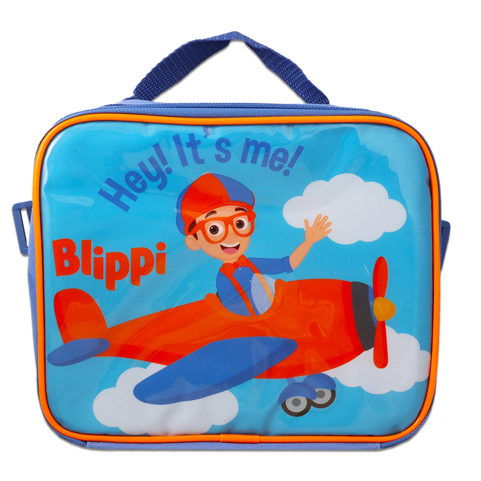 Blippi Backpack and Lunch Set - 5-Piece School Supplies Bundle with 16