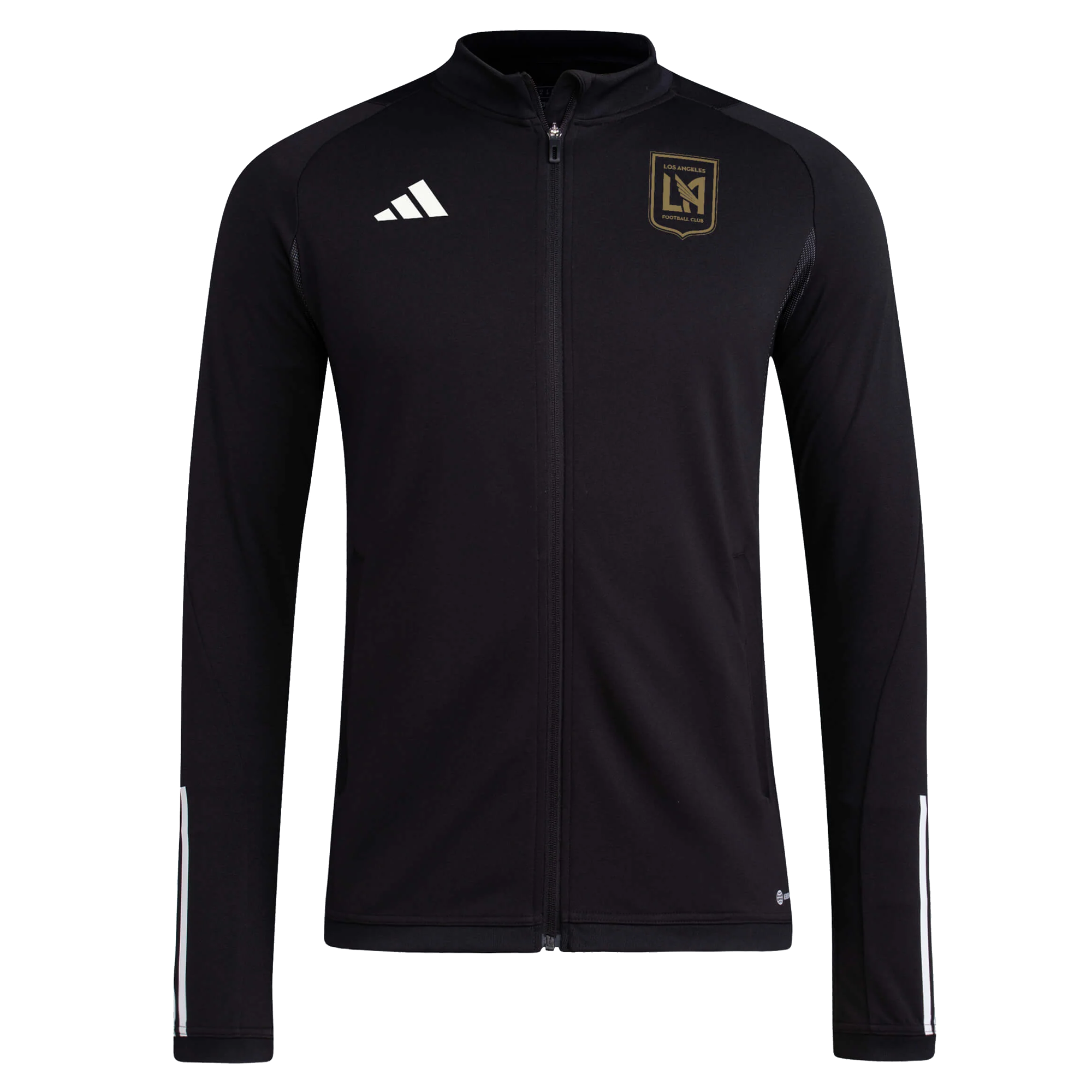 Adidas LAFC Tiro 23 Competition Training Jacket for Men - Black/Gold Soccer Warm-Up Jacket - Perfect for Football Practice, Training & Fan Gear