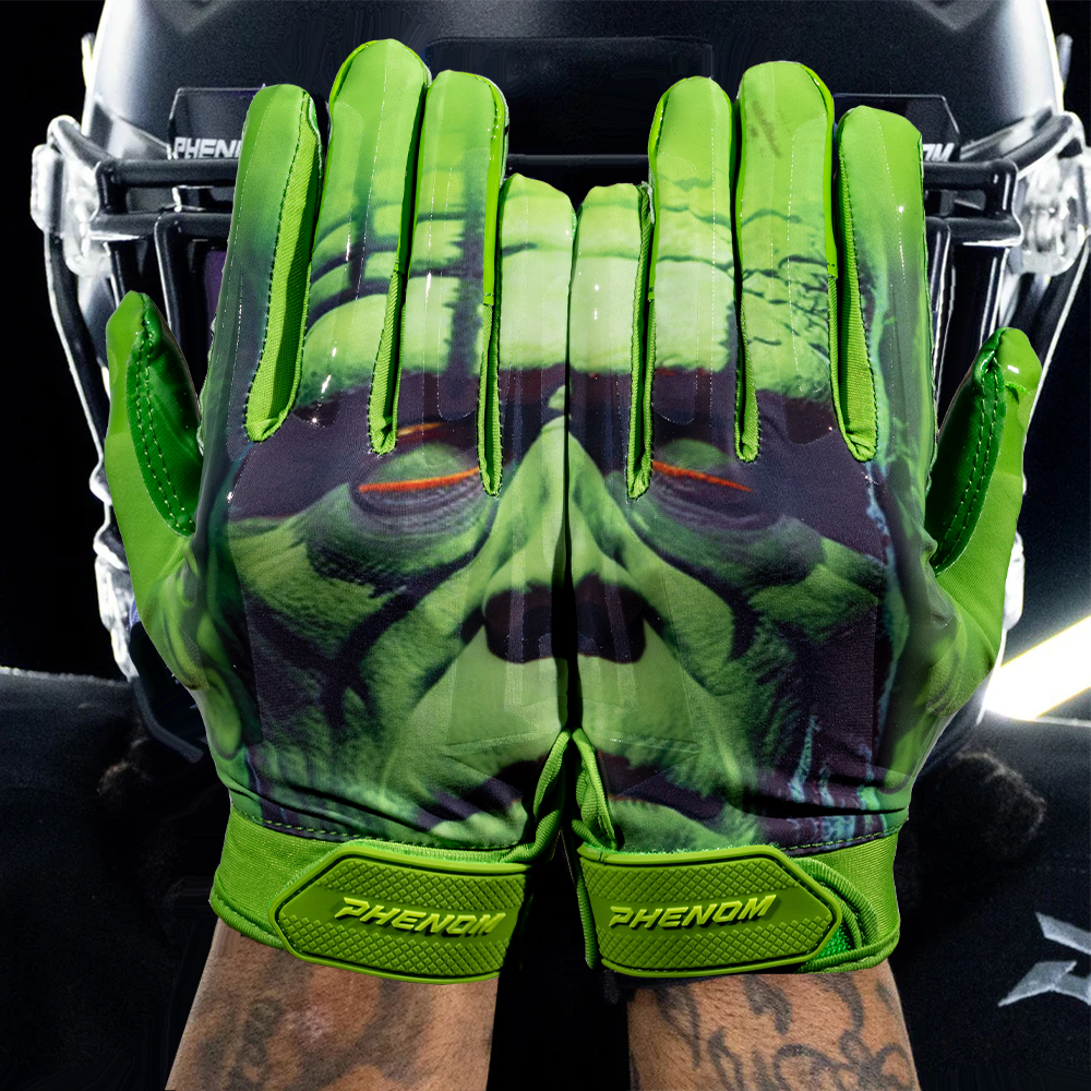 Phenom Elite VPS1 Frankenstein Football Gloves - Best Grip for Training & Games - Perfect for Quarterbacks, Receivers & Skill Players
