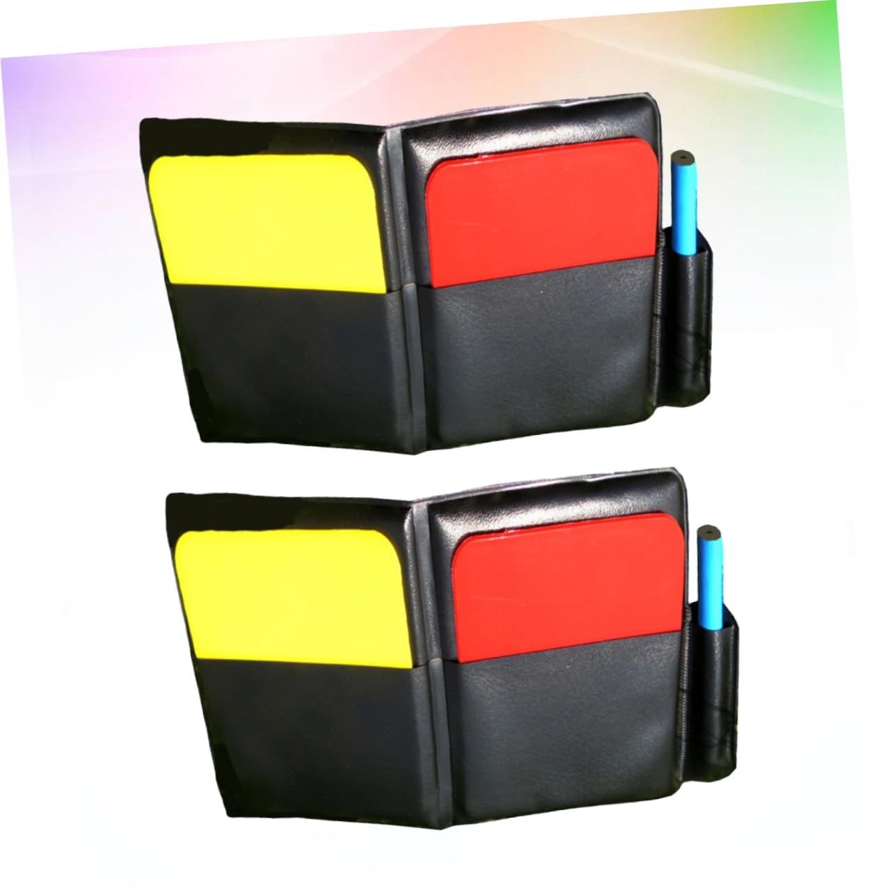 Yardwe Professional Soccer Referee Whistle with Wooden Black Cards - Loud Sports Whistle for Football Referees, Coaches, and Games - Perfect for Soccer Matches, Training, and Officiating