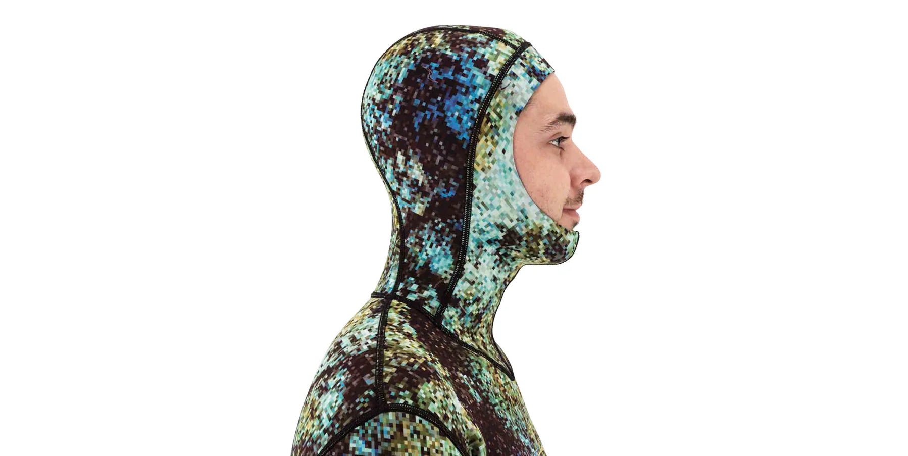 Riffe DIGI TEK Camo Wetsuit for Men - 3.5mm Neoprene Scuba Diving & Spearfishing Gear - Perfect for Warm Water Adventures & Underwater Hunting