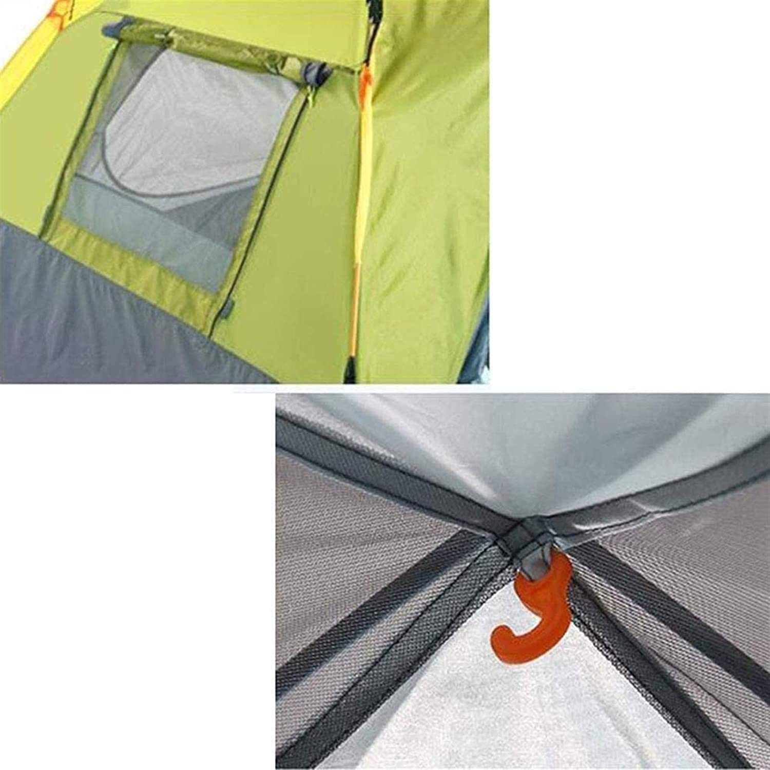 JYYBN 3-4 Person Waterproof Camping Tent with Removable Rainfly & Carry Bag - Lightweight Family Tent for Camping, Hiking, Backpacking - Perfect for Outdoor Adventures, Beach Trips and Family Picnics