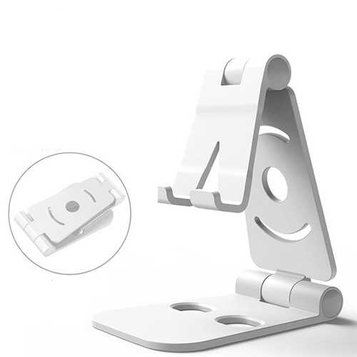 Bakeey™ WQ 02 Universal Adjustable Foldable ABS Desktop Stand - Phone & Tablet Holder for Home, Office & Travel - Perfect for Watching Videos, Video Calls & Hands-Free Reading