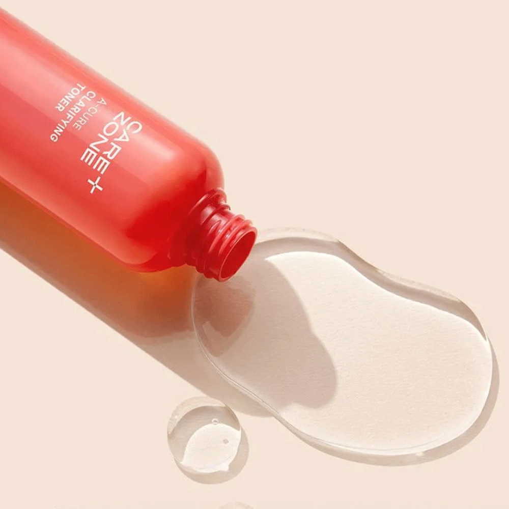 CAREZONE A Cure Clarifying Toner 240ml - Korean Skincare for Acne & Pore Control - Perfect for Daily Face Cleansing & Hydration Routine