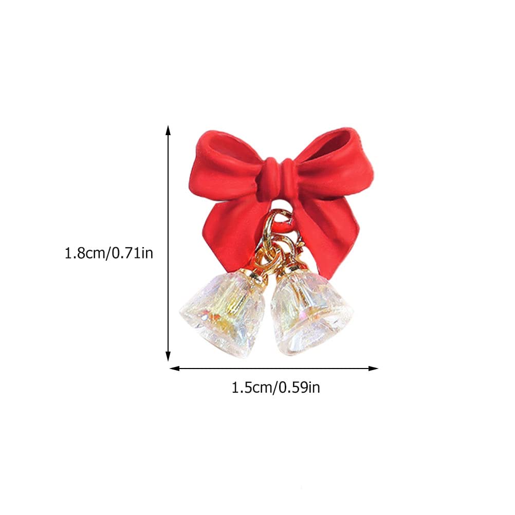 EXCLUZO 6Pcs 3D Nail Art Charms - Nail Decorations & Accessories for DIY Manicure, Nail Salon, Party & Wedding Nail Art Designs