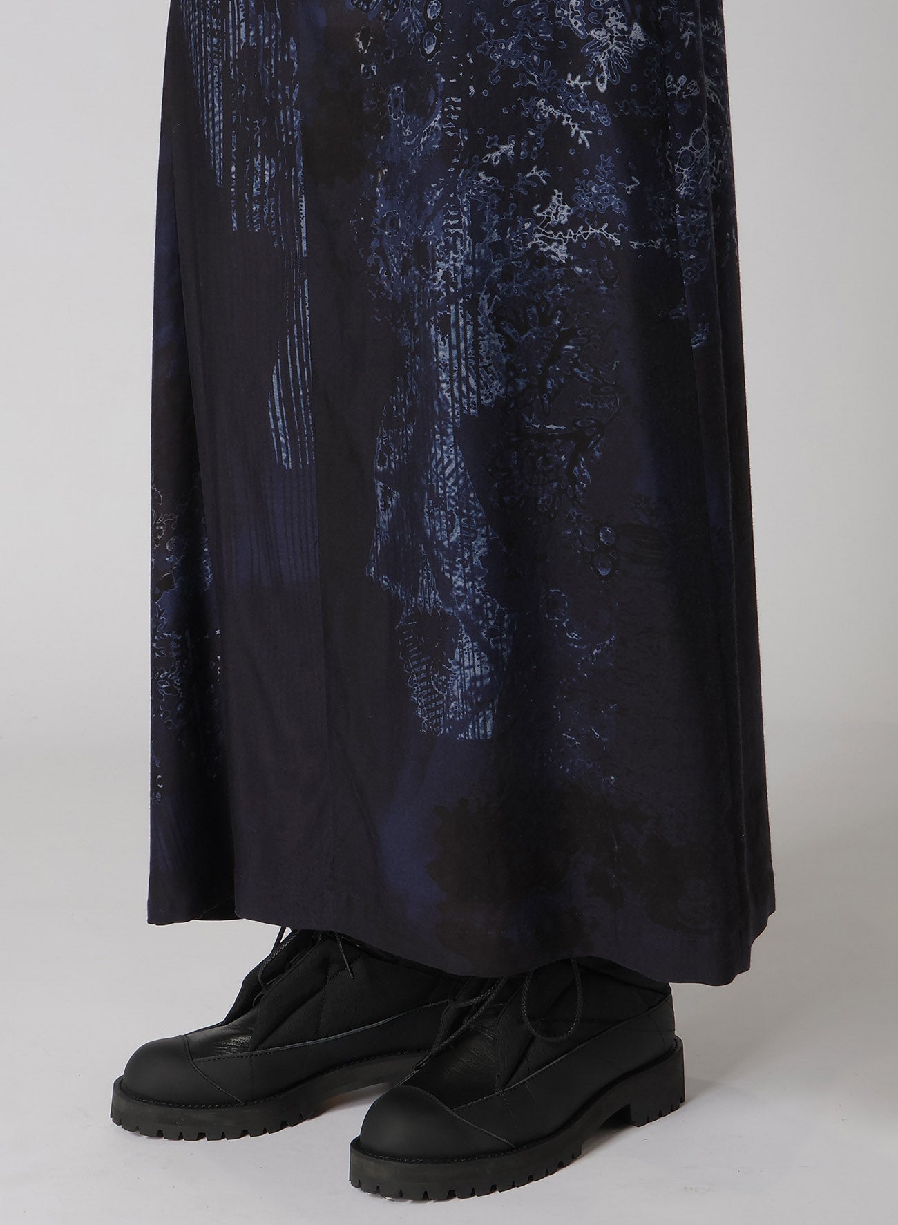 Elegant CU/Twill Lace Design PT Right Flare Skirt - Perfect for Casual Outings, Office Wear & Special Occasions