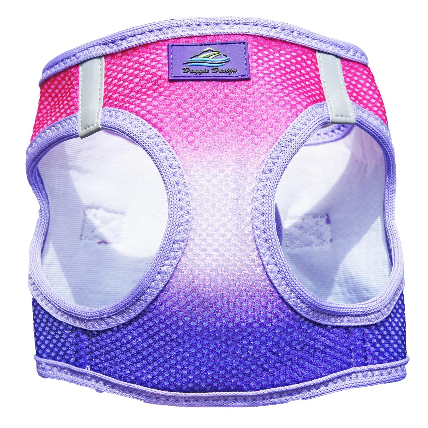 Doggie Design No-Choke Dog Harness - Breathable Mesh Polyester Pet Vest with Easy Step-in Design for Small Dogs (Raspberry Sundae, XS) - Perfect for Walking, Training & Outdoor Adventures