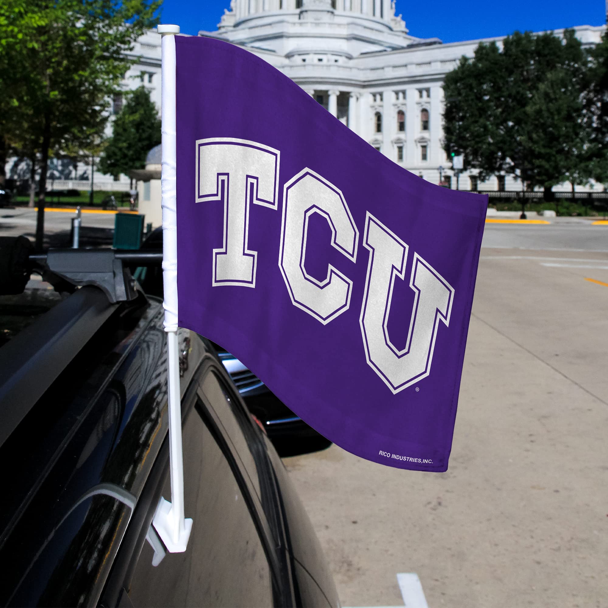 NCAA Double Sided Car Flag - Best Team Spirit Accessory for Game Day