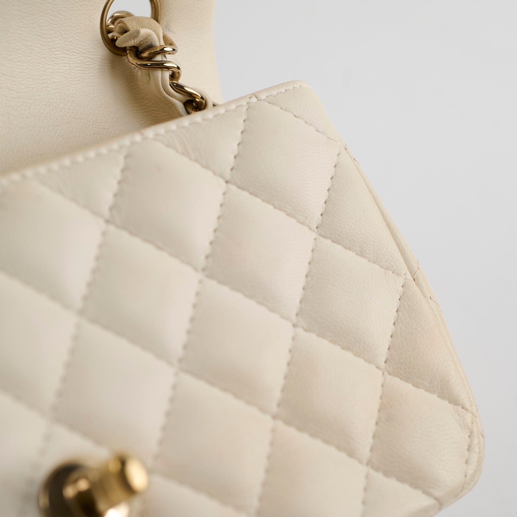 Chanel Mini Rectangular Cream Lambskin Crossbody Bag with Microchip - Luxury Designer Handbag for Women, Perfect for Parties, Dating & Everyday Use