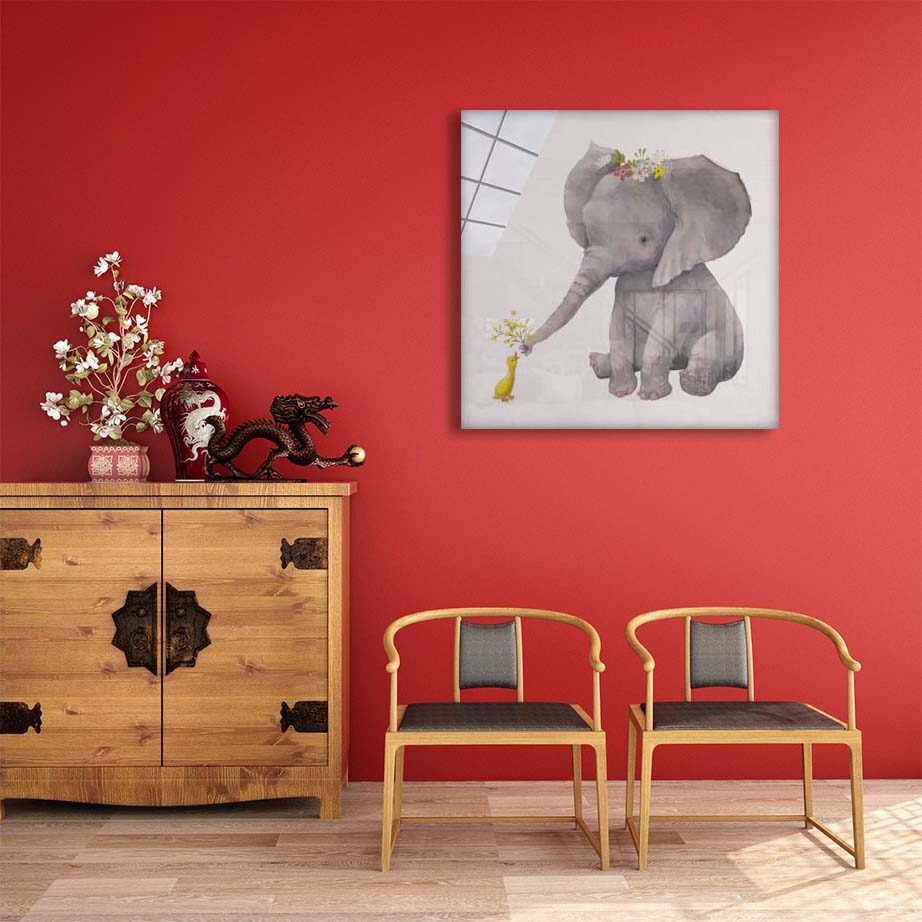 Elephant and Duck Plush Toys - Soft Stuffed Animals for Kids, Perfect for Cuddling, Gifts, and Nursery Decor | Ideal for Birthdays, Baby Showers, and Playtime
