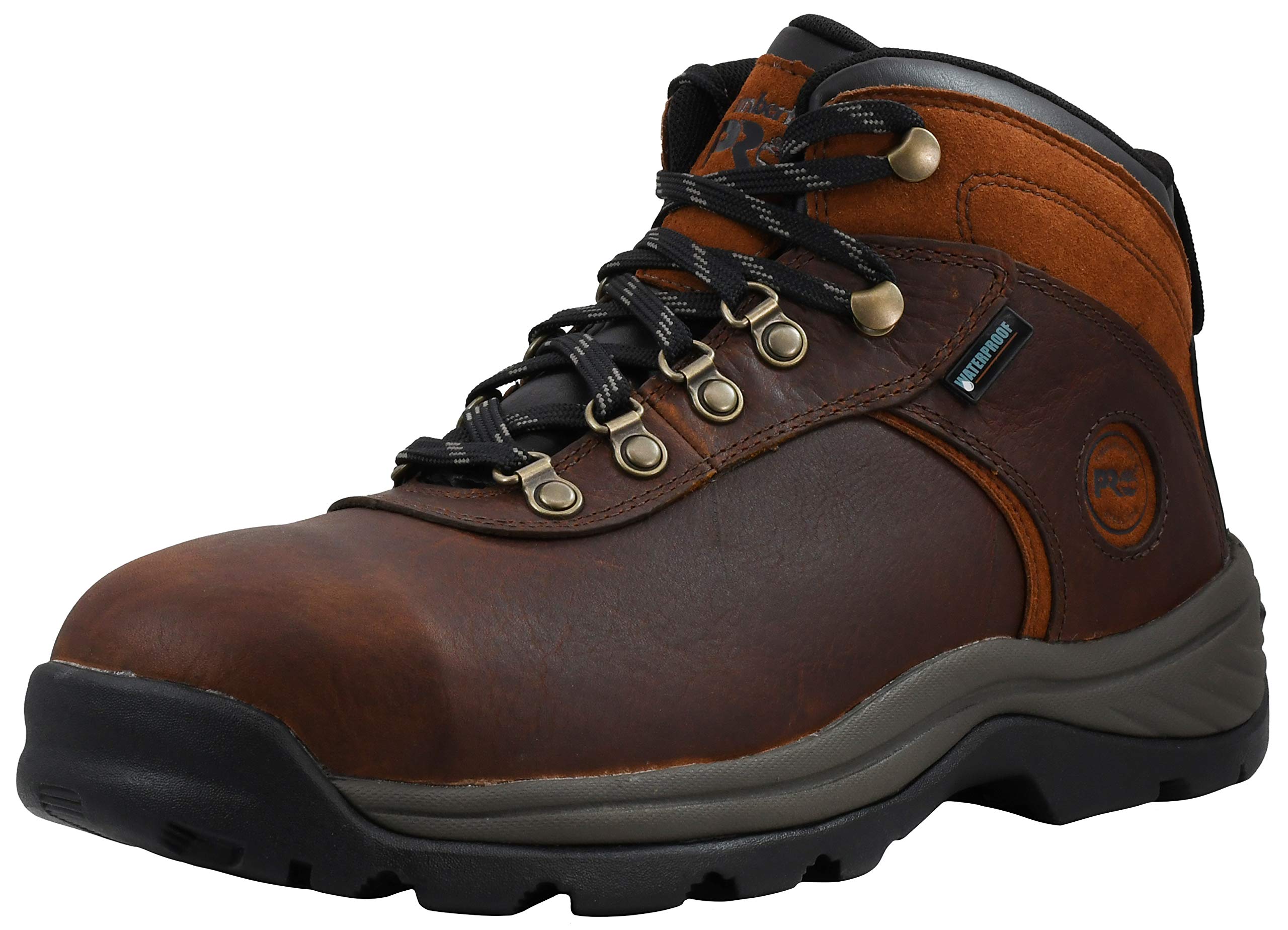 Timberland Pro Flume Mid Steel Toe Electrical Hazard Work Boots for Men - Durable Safety Shoes for Construction, Warehouse & Outdoor Work