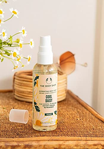 The Body Shop Cool Daisy Hydrating Body Mist - Lightweight, Refreshing & Instantly Cooling Spray with Hydrating Formula | Perfect for Summer, Gym & Travel Use