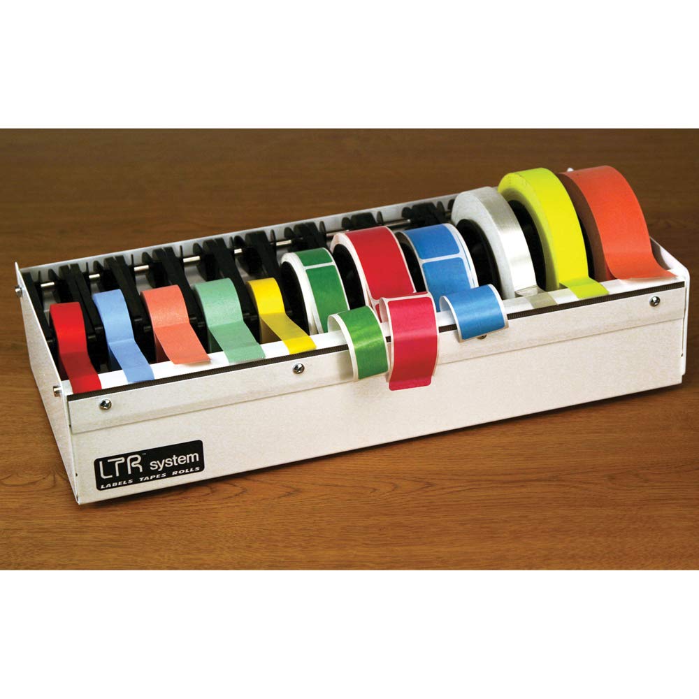 Heavy-Duty Multi-Roll Tape and Label Dispenser - Holds Up to 12 Rolls | Ideal for Shipping, Packaging & Warehouse Organization