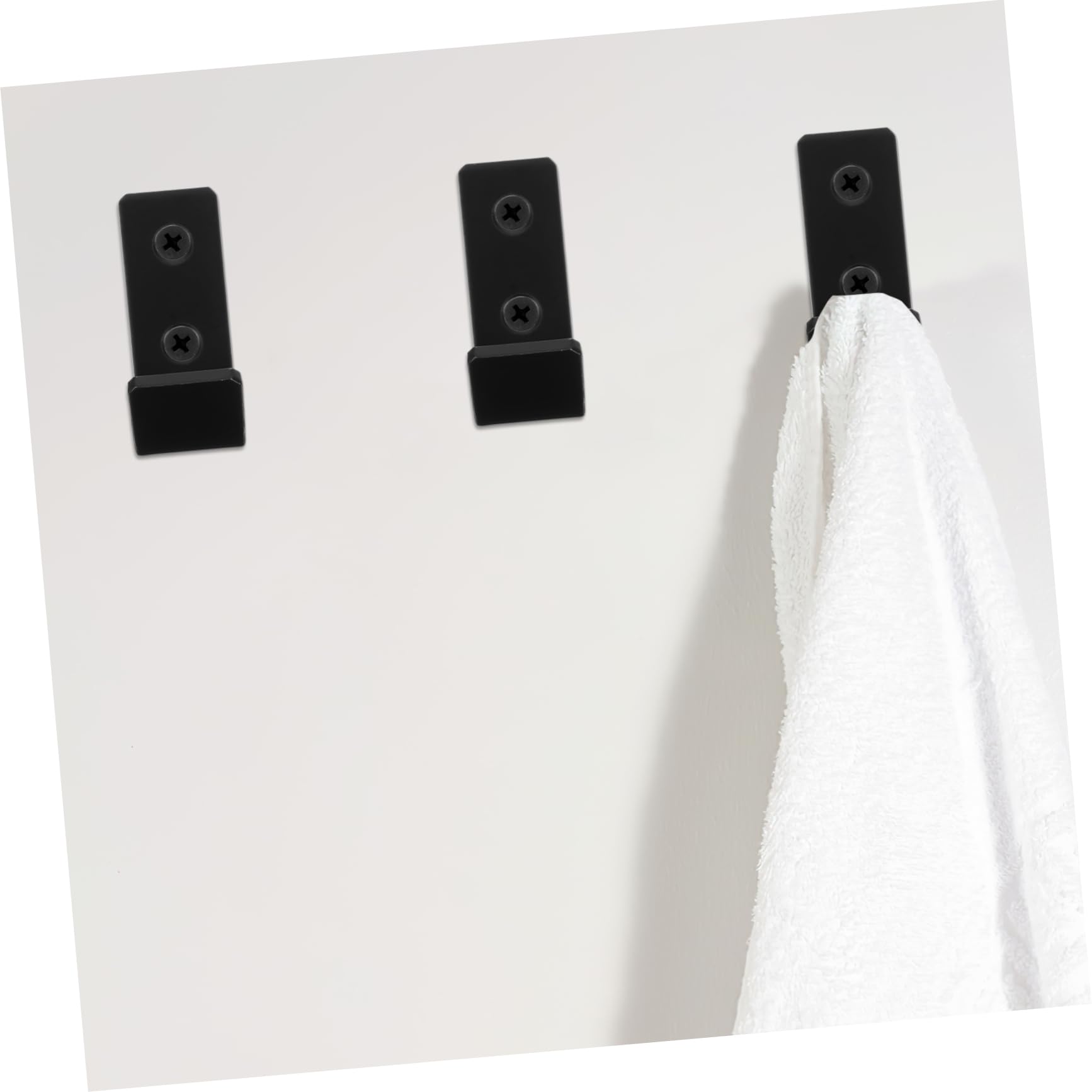 BELLIFFY Heavy Duty Metal Garage Hooks - 4 Pack Wall Mounted Storage Organizer for Tools, Jack Stands & Equipment | Perfect for Garage, Workshop & Shed Organization