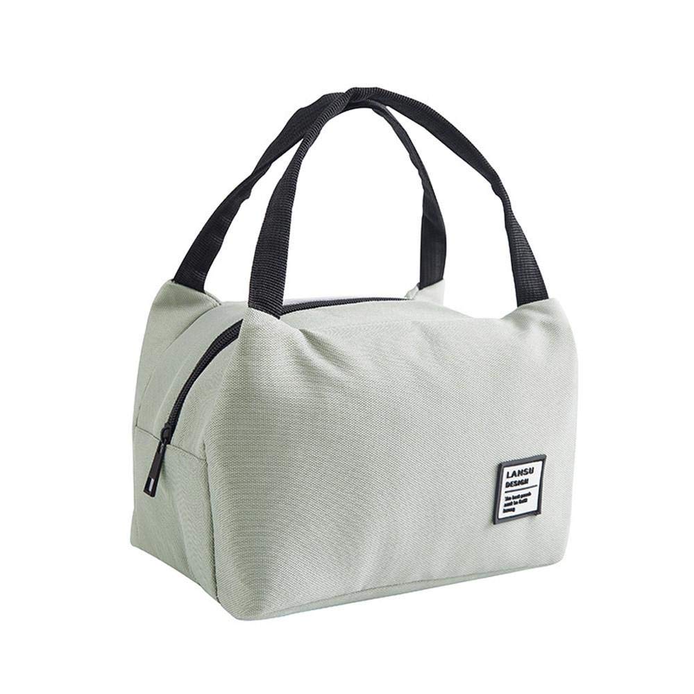Portable Insulated Lunch Box Bag - Eco-Friendly Canvas Lunch Tote for Work, School & Picnic - Food Safe & Leak Proof - Perfect for Office, Outdoor Activities & Kids Lunch