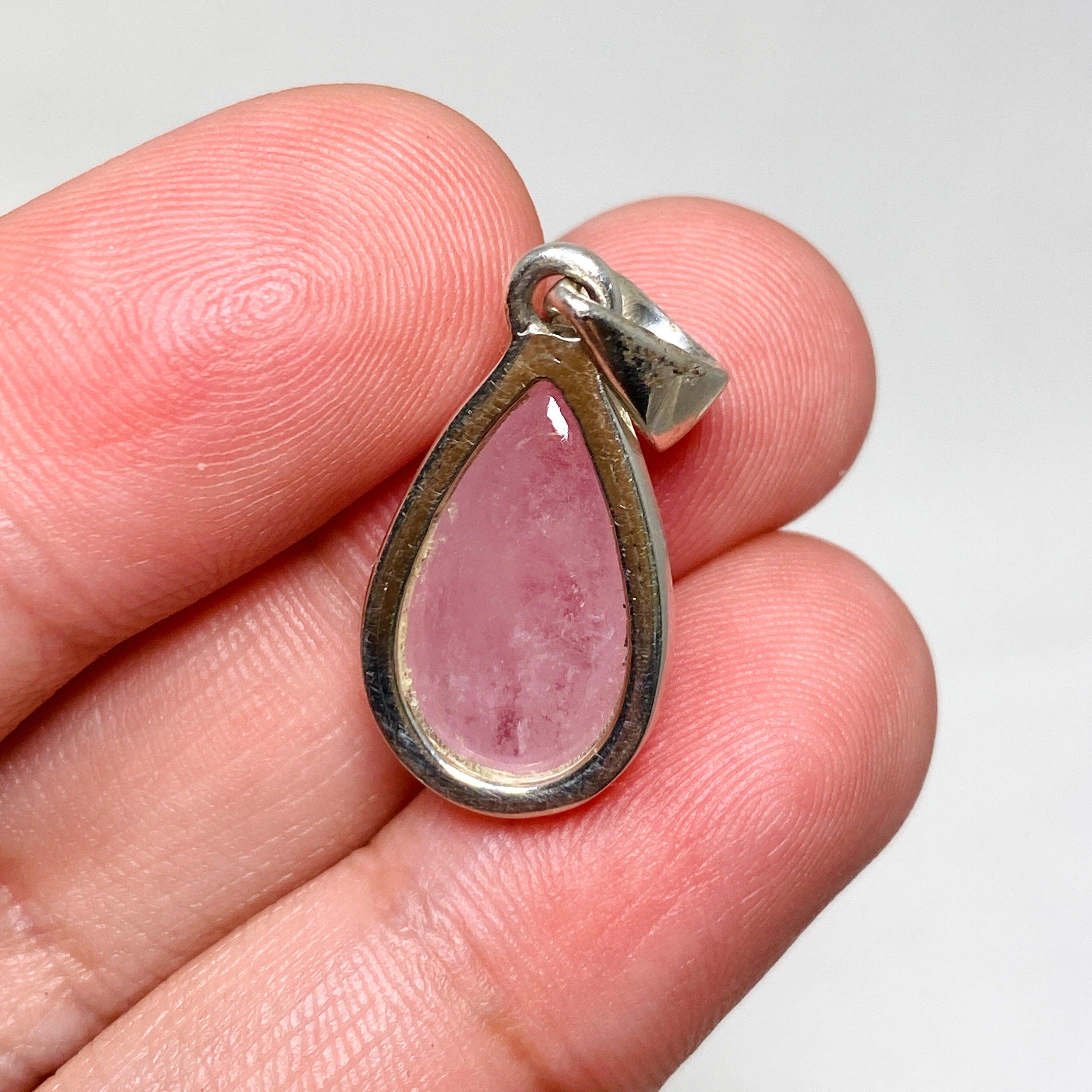 Morganite Teardrop Pendant Necklace - 14K Rose Gold Gemstone Jewelry for Women - Perfect for Valentine's Day, Anniversary & Special Occasion Gifts