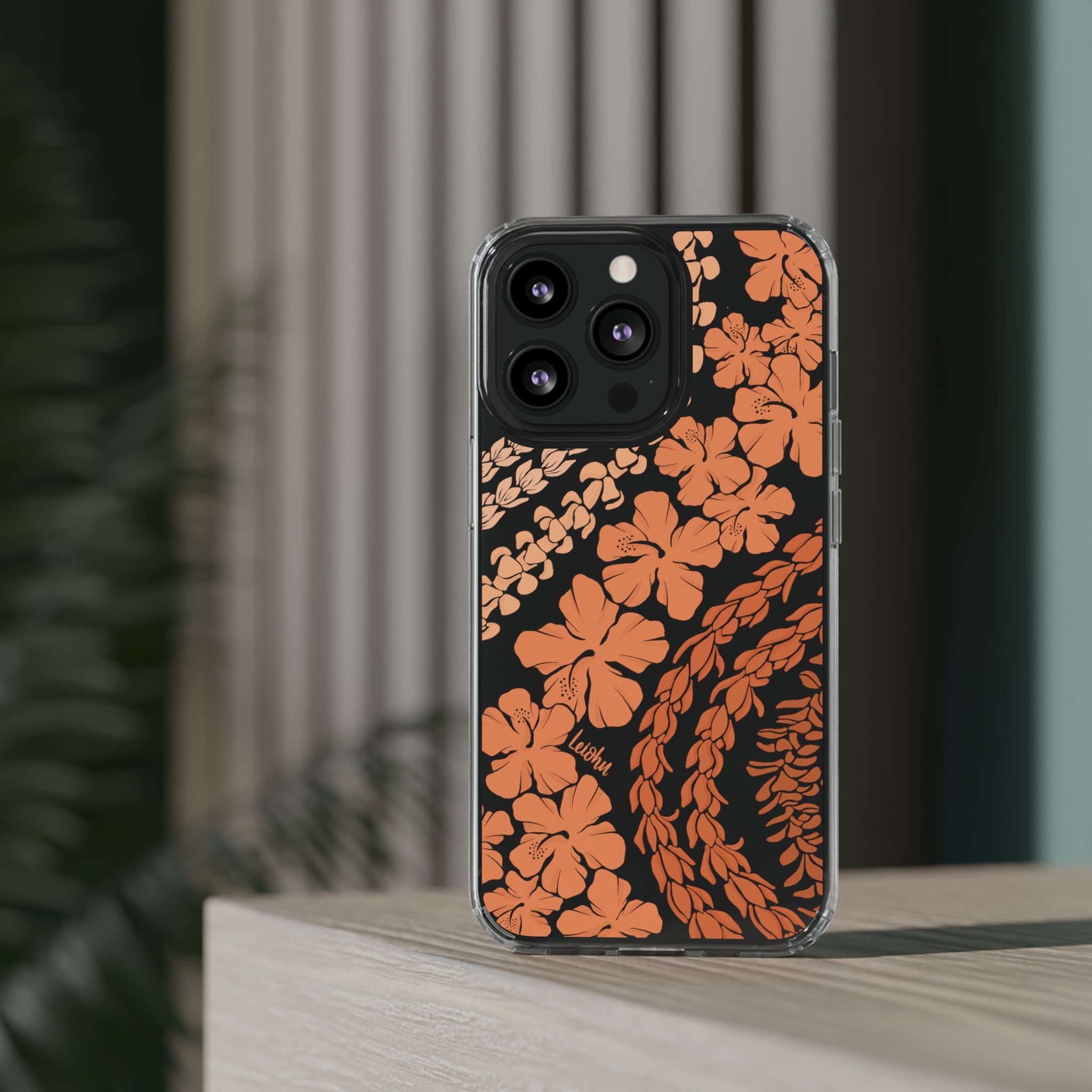 Groovy Lei Warm Clear Phone Case - Soft & Durable Protective Cover for iPhone & Android - Perfect for Winter, Outdoor Activities & Everyday Use