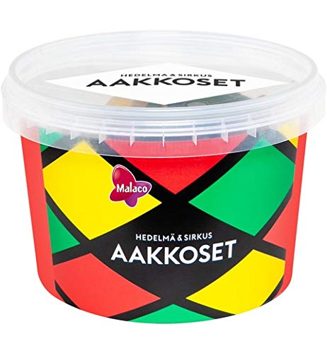 Cloetta Malaco Aakkoset Circus Fruit Candy Mix - Assorted Gummy Sweets 8 Boxes (600g Each) - Perfect for Parties, Movie Nights & Sweet Treat Lovers