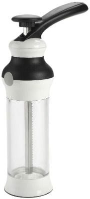 OXO Cookie Press - Stainless Steel Cookie Maker with 12 Discs for Perfect Holiday Cookies - Ideal for Christmas, Baking Parties & Homemade Treats