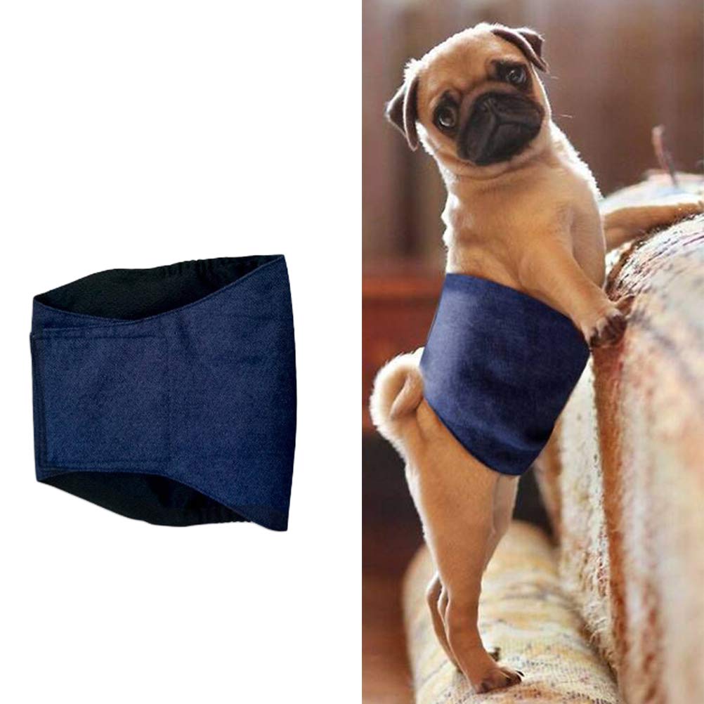 ULTECHNOVO 1PC Washable Pet Underwear for Dogs - Male Dog Belly Wrap Band, Protective Dog Diaper for Male Pets - Perfect for Post-Surgery, Incontinence & Heat Protection