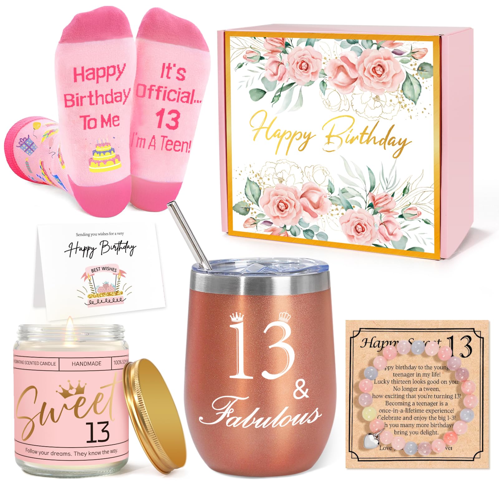 Unique 13th Birthday Gifts for Girls - Thoughtful Teenager Birthday Presents for Daughter, Niece & Granddaughter | Perfect for Celebrations, Milestone Parties & Special Memories