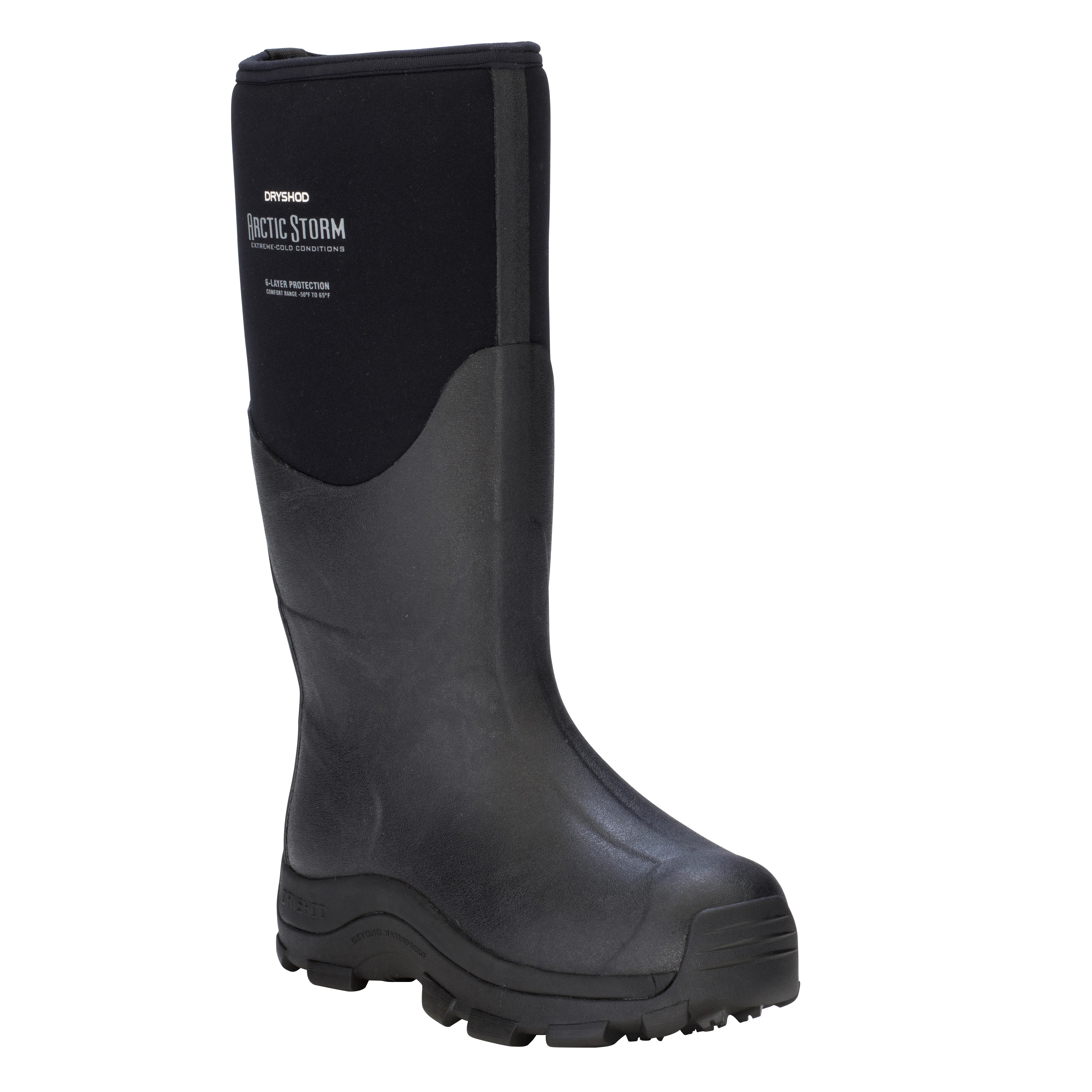 DRYSHOD Men's Arctic Storm Waterproof Winter Boots - Insulated Snow Boots for Hiking, Hunting & Outdoor Work in Cold Weather