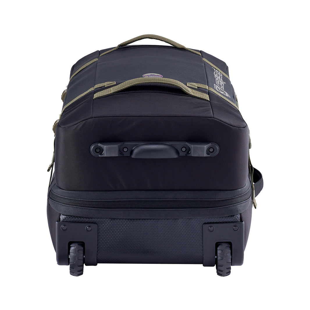Caribee Split Roller 100L Travel Duffel Bag - Black - Perfect for Camping, Hiking & Adventure Travel