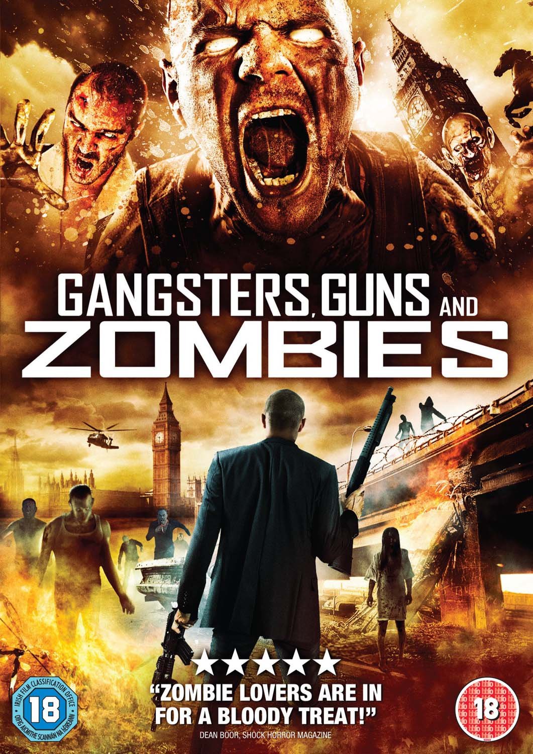Gangsters Guns And Zombies DVD (2012) - Action Horror Movie for Thriller Fans, Perfect for Movie Nights and Halloween Parties