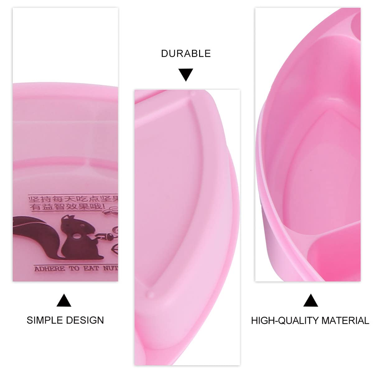 Luxshiny 2-Piece Plastic Divided Snack Serving Tray with Lids - Candy, Nut, Dried Fruit, Appetizer Storage Container | Perfect for Party Platters, Veggie Trays, and Dessert Displays (Blue)