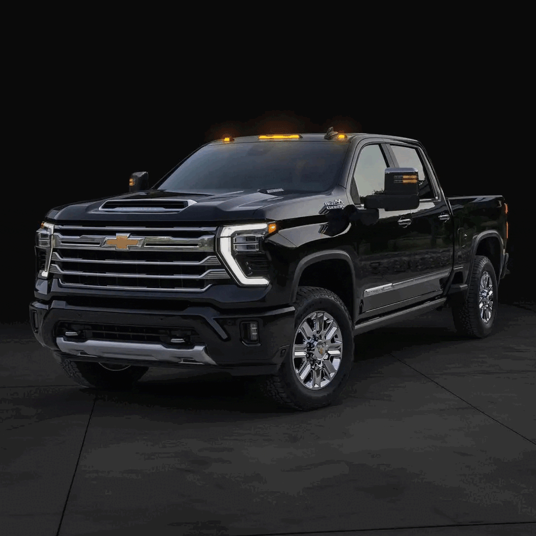 GMC & Chevy 20 25 4th Gen Heavy Duty 3-Piece RGB LED Cab Roof Lights with Bluetooth App Control - Ultra Bright Multi-Color Replacement for Factory Cab Lights (Perfect for Off-Roading, Truck Customization & Night Driving)
