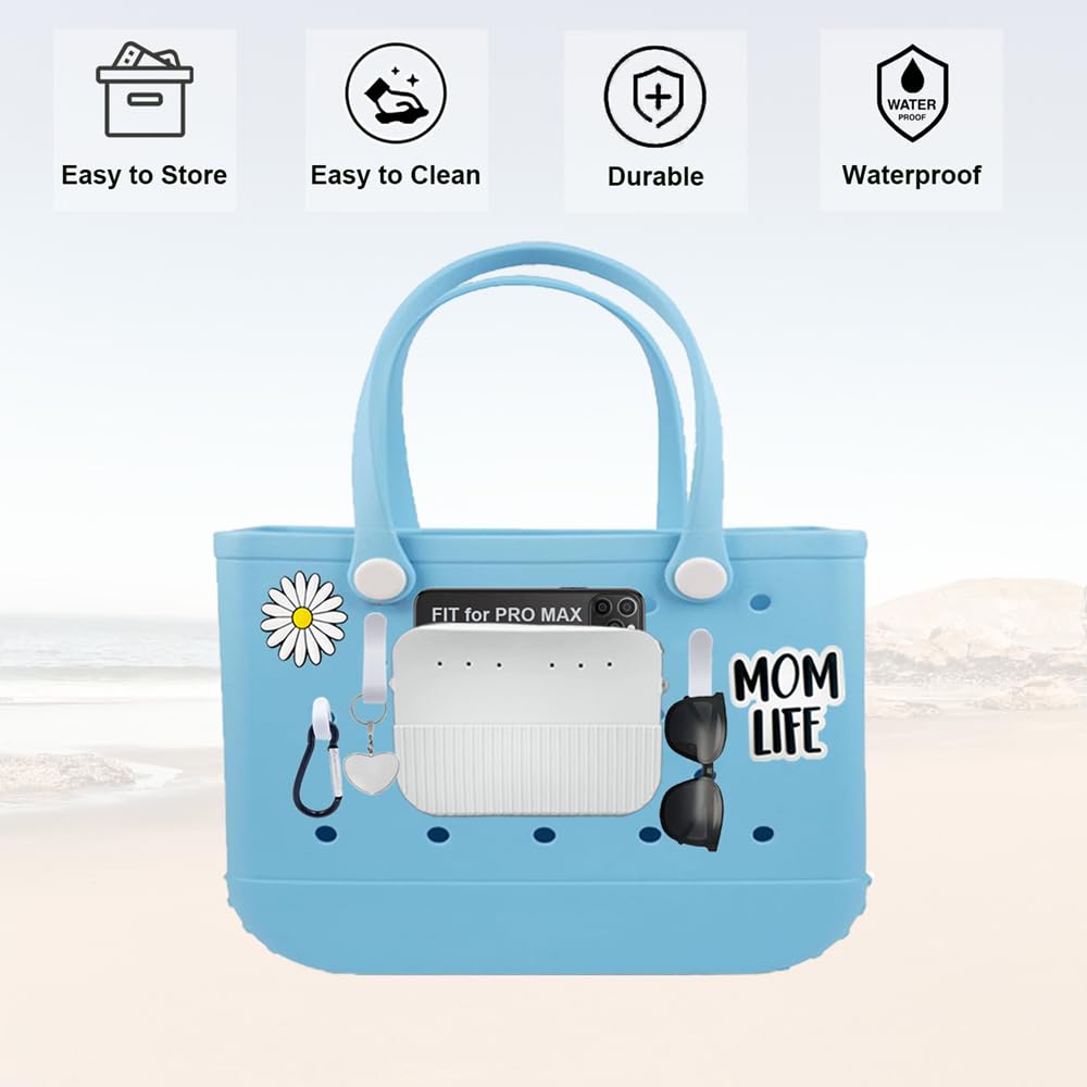 Premium Phone Holder Bag & Key Holder Set - Universal Fit for All Sizes, Cute Charms for Silicone Handbags | Perfect for Women's Fashion Accessories, Travel Organizer & Everyday Essentials