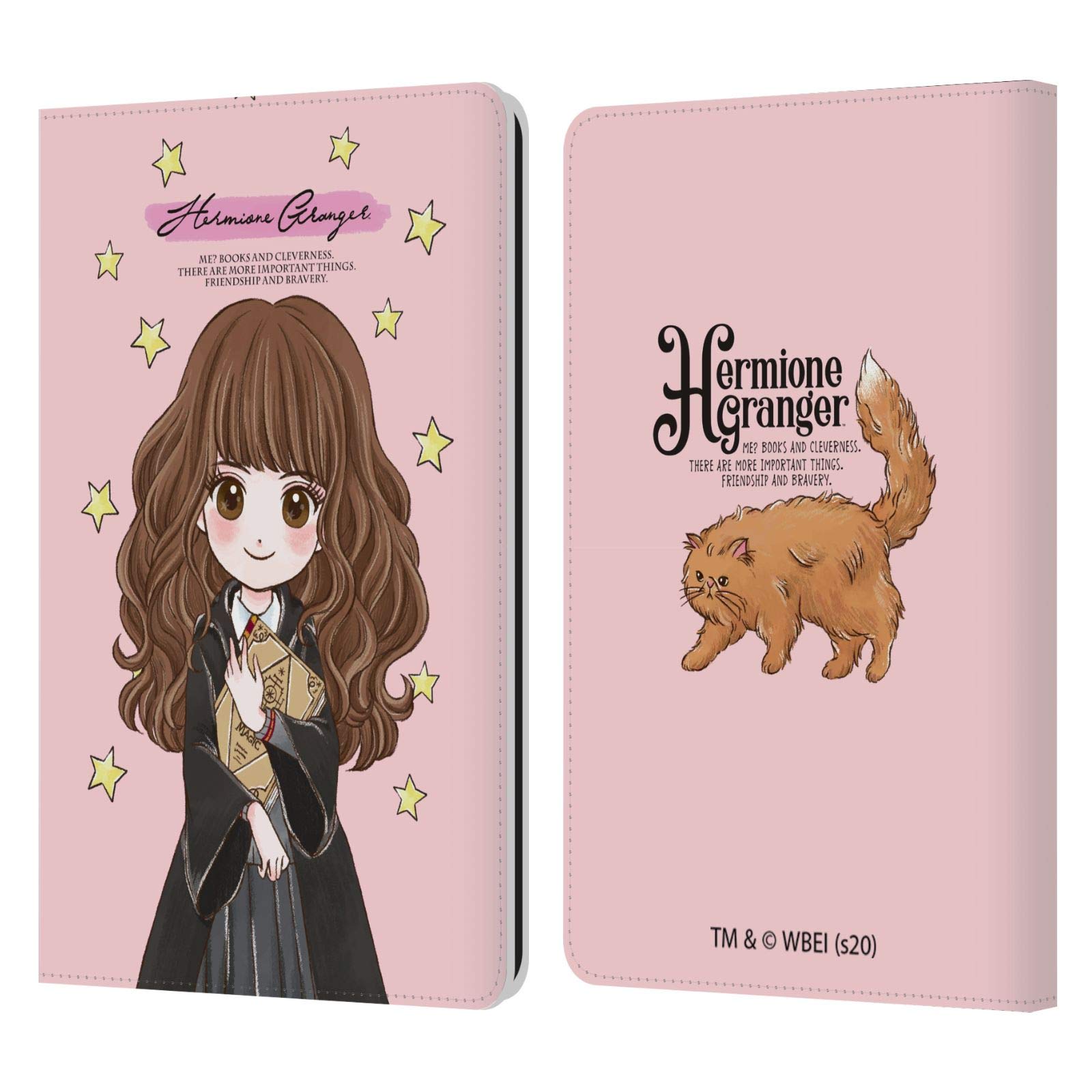 Official Harry Potter Hermione Granger Deathly Hallows Leather Book Wallet Case - Compatible with Kindle Paperwhite 1/2/3 - Perfect for Book Lovers & Potter Fans - Great Gift for Reading & Travel