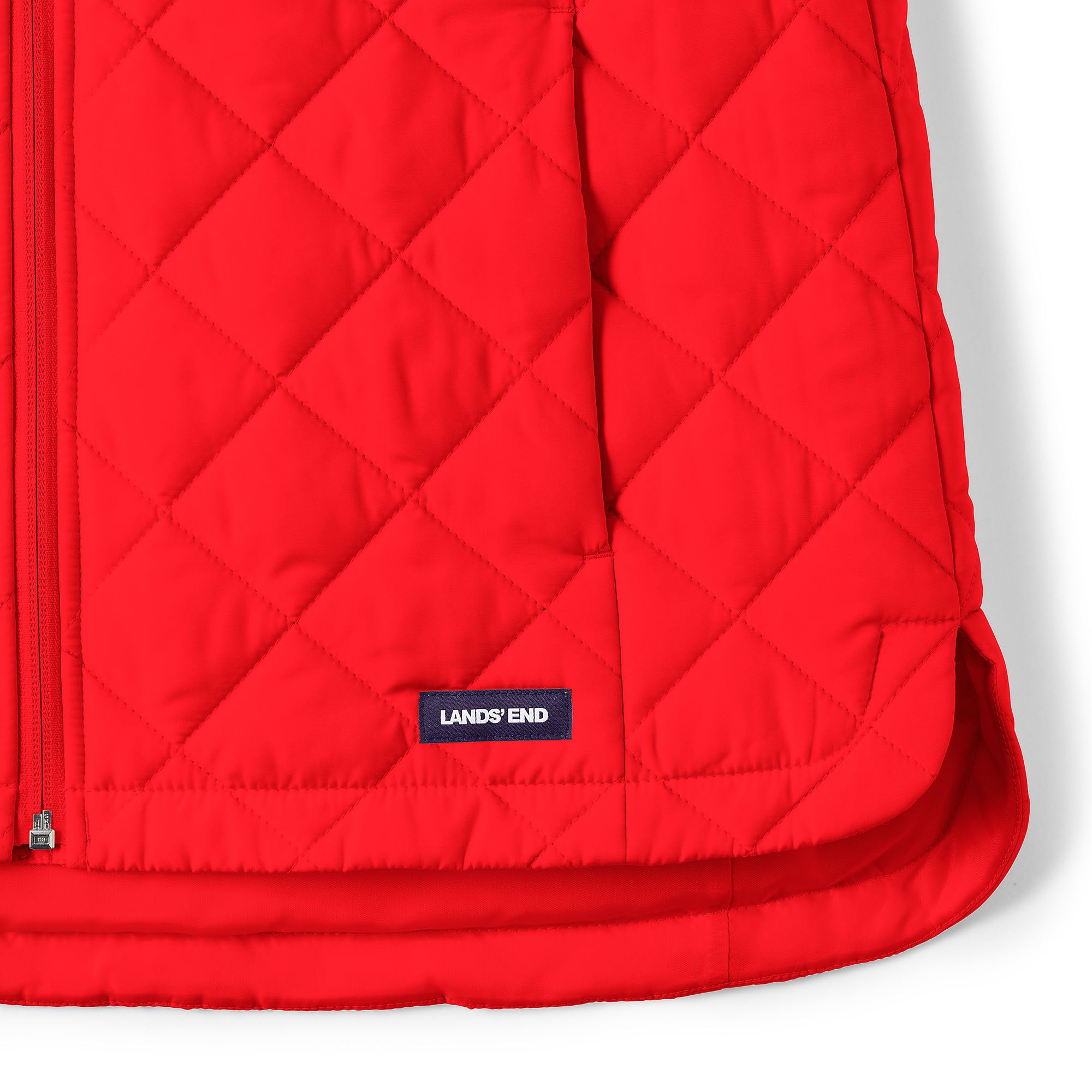 Lands' End Women's FeatherFree Insulated Jacket - Lightweight Winter Coat, Water-Resistant, Warm Puffer Jacket for Outdoor Activities, Hiking, and Casual Wear