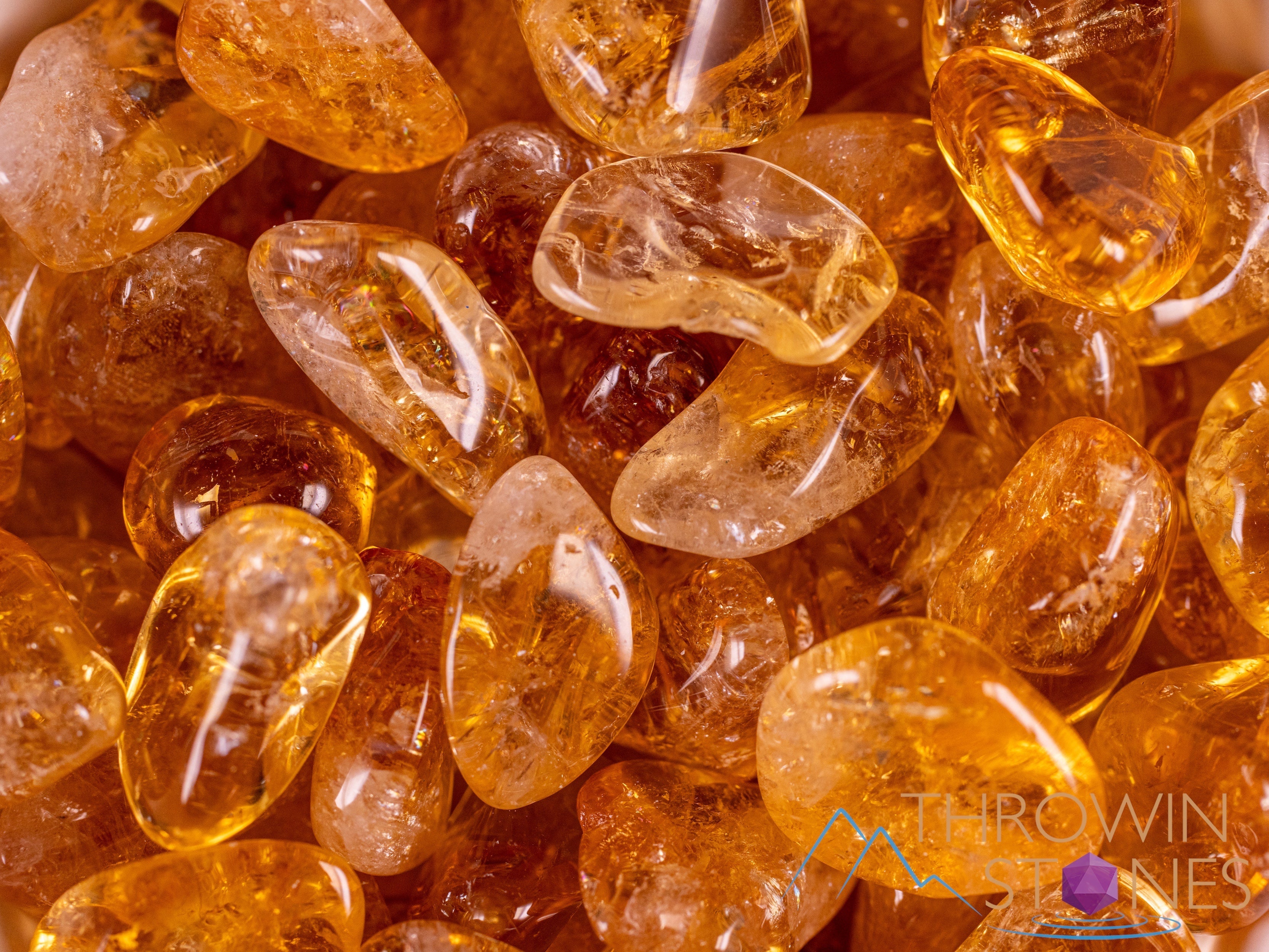 Natural CITRINE Tumbled Stones - Healing Crystals for Self Care, Birthstone Jewelry Making & Energy Balancing | Perfect for Meditation, Home Decor & Spiritual Gifts (E0302)