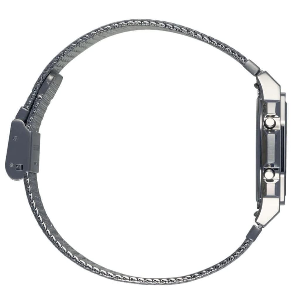 Casio Unisex A1000MA-7EF Stainless Steel Digital Watch with Lithium Battery - Water Resistant, Lightweight Design for Men & Women - Perfect for Everyday Wear, Office & Outdoor Activities